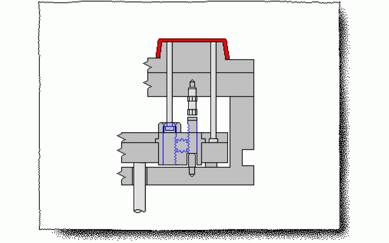 頂出代脫螺紋機構-深圳市模具廠整理提供