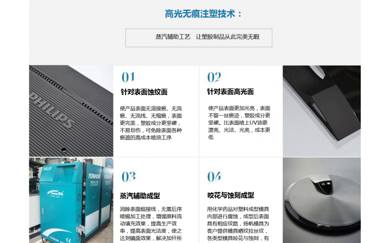 塑膠模具注塑新技術(shù)，高光無(wú)痕注塑技術(shù)