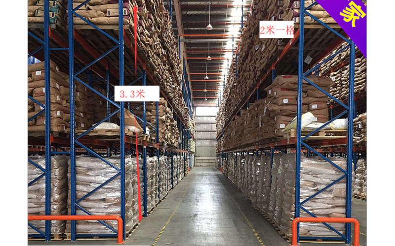 3格，2米一格*3=6米，  4個(gè)立柱， 12條橫梁