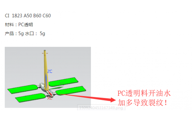 PC 透明件噴油絲印的禁區(qū) ， 容易開裂， 小心調(diào)油， 少用開油水， 盡量用防白水。